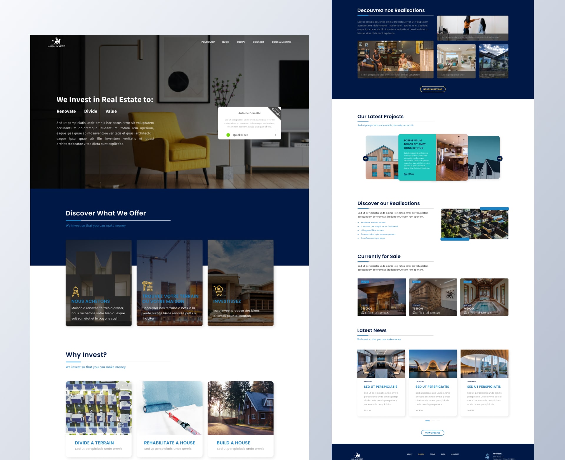 Web UI design example 10
